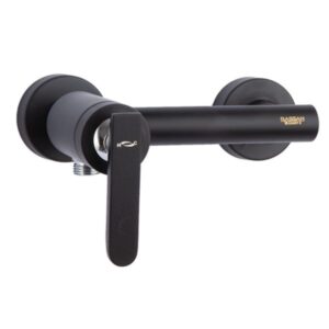 شیر توالت راسان مدل فلورا مشکی