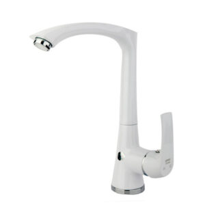 شیر ظرفشویی راسان مدل لوتوس سفید