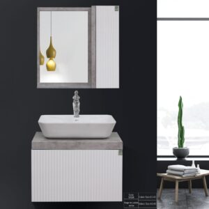 کابینت روشویی کاکتوس مدل elegante 60 سفید کد 5028