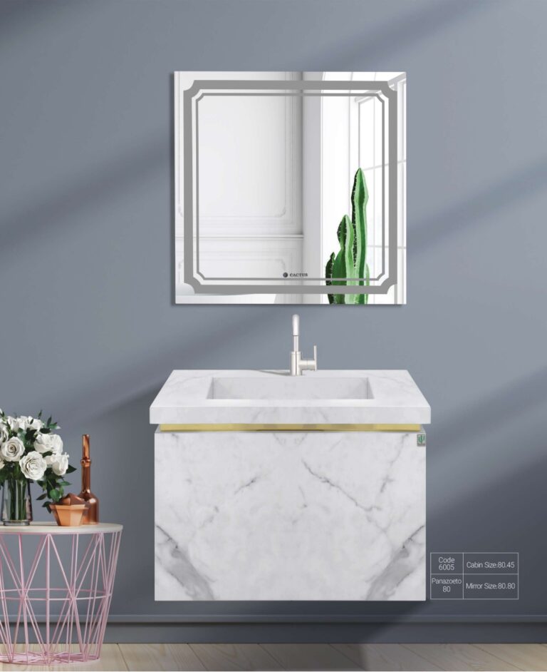 کابینت روشویی کاکتوس مدل panazoeta 80 کد 6005