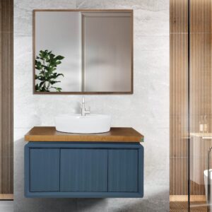 کابینت روشویی کاکتوس مدل atlantic طوسی کد 7011