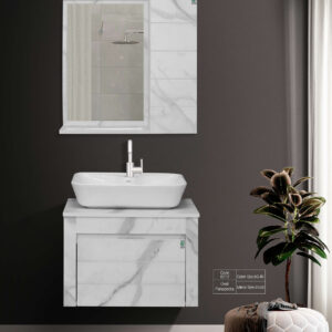 کابینت روشویی کاکتوس مدل oval panazeota کد 8012