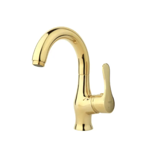 شیر روشویی پایه متحرک راسان مدل صدف طلایی