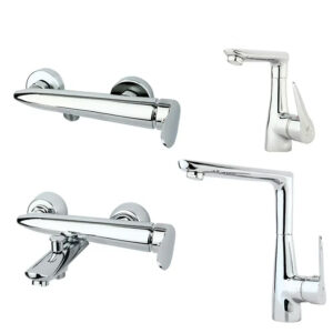 ست شیرآلات راسان مدل رابیت کروم