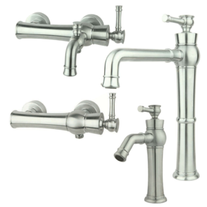 ست شیرآلات راسان مدل الیزه کروم مات