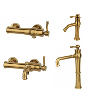 ست شیرآلات راسان مدل الیزه طلامات