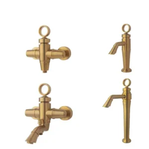 ست شیرآلات راسان مدل آنیتا طلامات