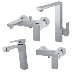 ست شیرآلات راسان مدل گارنت کروم