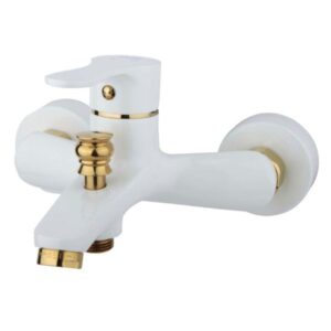 شیر توالت راسان مدل صدف شیری طلایی