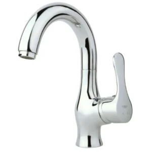 شیر روشویی پایه متحرک راسان مدل صدف کروم