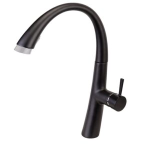 شیرظرفشویی شلنگدار قهرمان مدل موج مشکی