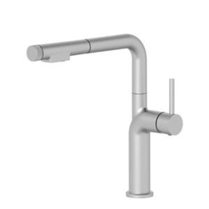 شیر ظرفشویی شلنگ دار شوآن مدل هادسون کروم مات