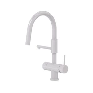 شیر ظرفشویی تصفیه دار شلنگدار شوآن مدل ولگا سفید