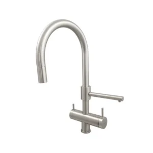 شیر ظرفشویی تصفیه دار شلنگدار شوآن مدل ولگا کروم مات