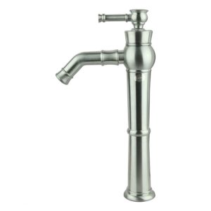 شیر روشویی پایه بلند راسان مدل الیزه کروم مات