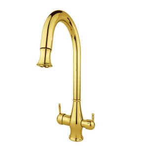 شیر ظرفشویی تصفیه دار راسان مدل رزا طلایی