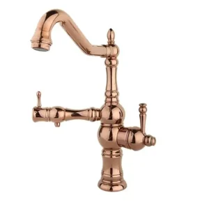 شیر ظرفشویی تصفیه دار راسان مدل لیزا رزگلد