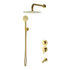 ملحقات دوش کلاس 1 توکار ویوات فلت طلایی