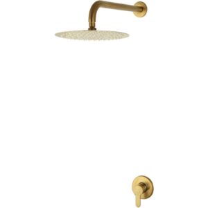 ملحقات دوش کلاس 3 توکار ویوات فلت طلایی