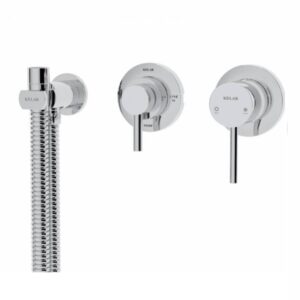 ملحقات آفتابه توکار بیده راسان مدل کروم