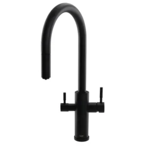 شیر ظرفشویی شاوری تصفیه دار راسان مدل هلگا مشکی